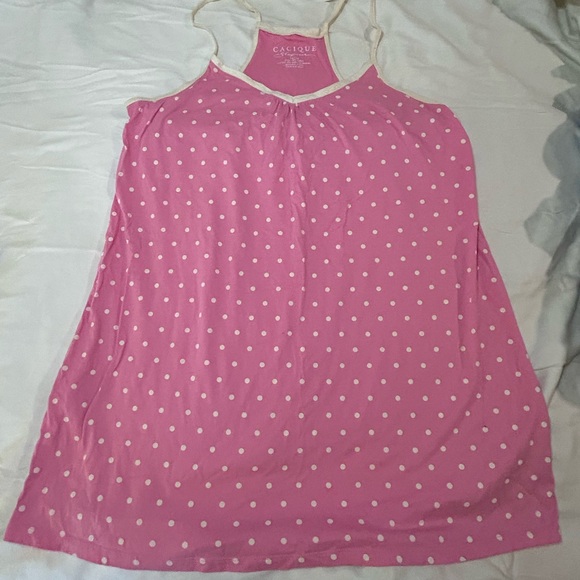 Cacique Pink Polka Dot Sleepwear - Picture 2 of 8